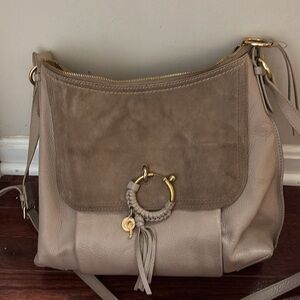 See By Chloe Joan Bag Motty Grey Large Size